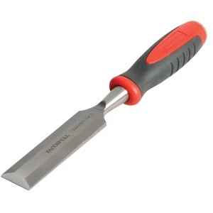 Image of Faithfull Bevel Edge Chisel Red Soft-Grip 32mm (1.1/4in)