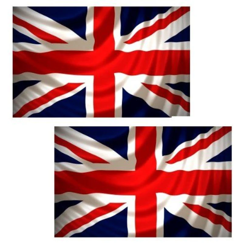 Image of Shatchi 5 X 3ft Union Jack National Flag 2pc Events Pub BBQ Decorations for Rugby Cricket Football Sports 2023 World Cup Banner Fa Multi unisex
