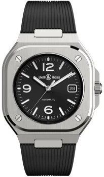 Image of Bell & Ross Watch BR 05 Auto Black Steel Rubber