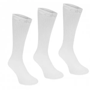 Image of Calvin Klein 3 Pack Sport Crew Socks - White