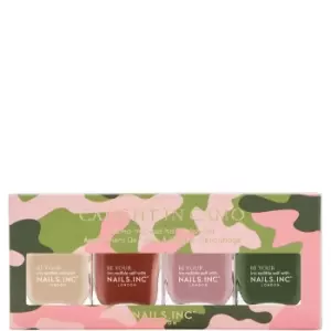 Image of nails inc. Caught in Camo Quad Set
