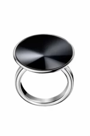 Image of Ladies Calvin Klein Stainless Steel Size L Illusory Ring KJ69AR010206