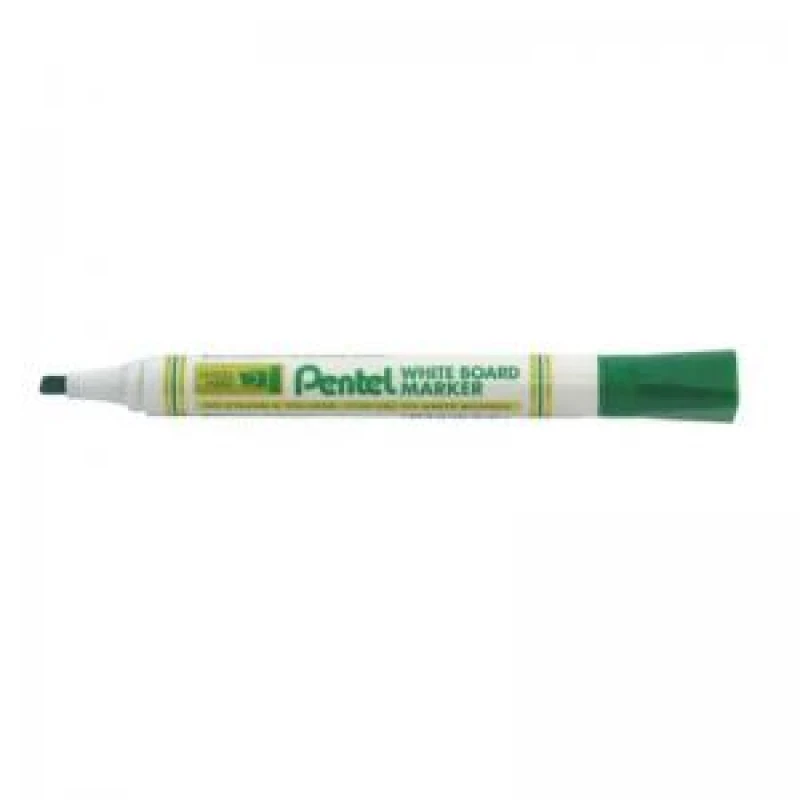 Image of Pentel Everyday Drywipe Marker Chisel Tip Green - 12 Pack (MW86-DE)