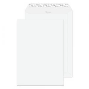 Image of PREMIUM Laid Envelopes C4 Peel & Seal 324 x 229mm Plain 120 gsm Diamond White Laid Pack of 20