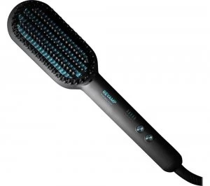 Image of REVAMP Progloss DeepForm UK-BR-2000-GB Hair Straightening Brush - Black