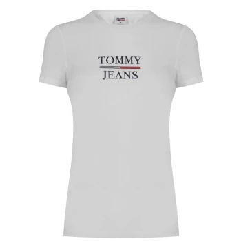 Image of Tommy Jeans Skinny Essential T Shirt - White