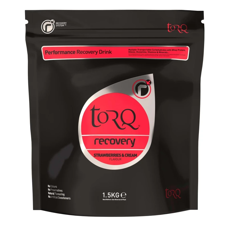 Image of TORQ Recovery Drink 1 X 1.5KG NO SIZE STRAWBERRIES & CREAM