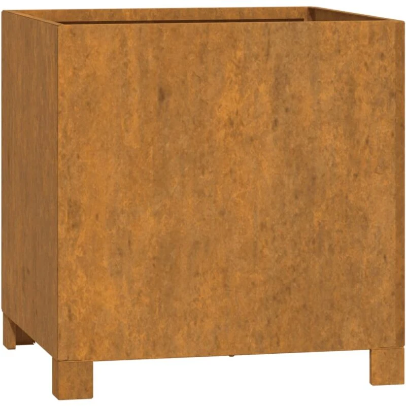Image of VIDAXL Planter with Legs Rusty 42x40x43cm Corten Steel Vidaxl 8720845673666