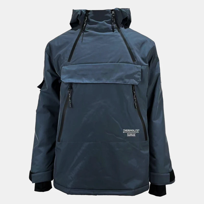 Image of Jack Wills Mens Weather-Resistant Ski Jacket Steel Grey male S