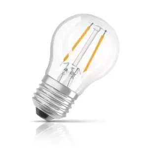 Image of Osram LED Golfball 4.8W E27 Dimmable Parathom Warm White Clear