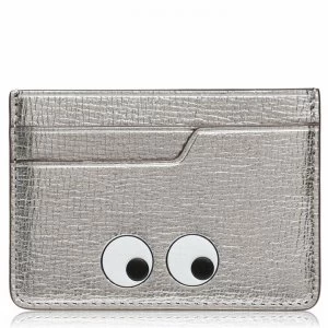 Image of Anya Hindmarch Anya Eyes Card Holder - METALLIC CAPRA
