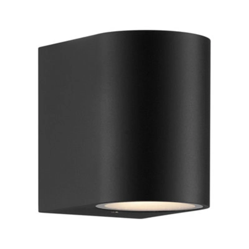 Image of Nordlux Dion Outdoor Aluminium Wall Light Dark Sky Black,mains