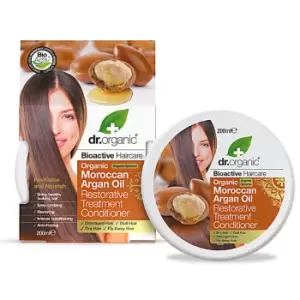 Image of Dr Organic Moroccan Argan Oil Hair Treatment Conditioner