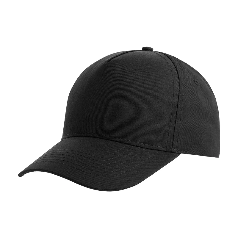 Image of Atlantis Atlantis Men Recy Five Polyester Baseball Cap in Black One Size Male 5063107765604