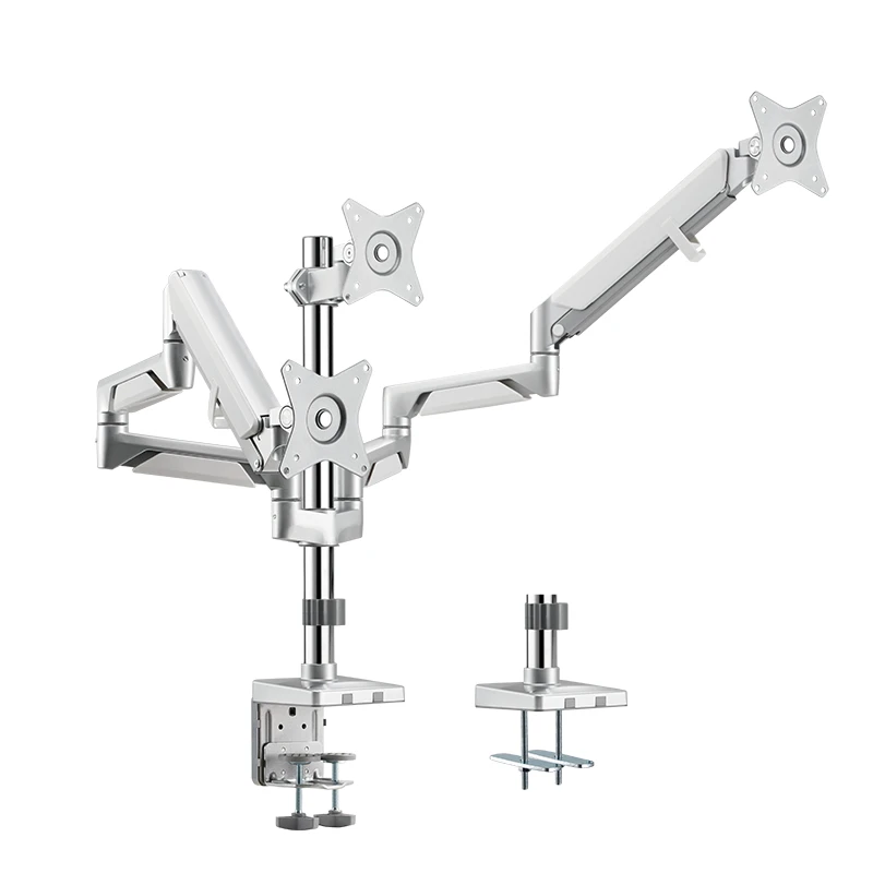 Image of LogiLink BP0090 monitor mount / stand 68.6cm (27") Clamp Silver