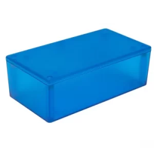 Image of Hammond 1591XXDTBU ABS Enclosure Multipurpose Translucent Blue 152...