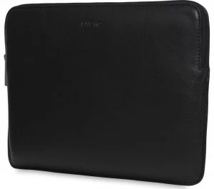 Image of Knomo 45-101-BLK 13" Leather Laptop Sleeve