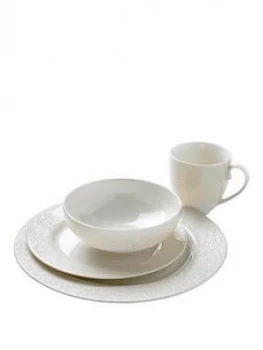 Image of Monsoon Denby Lucille Gold 16 Piece Dinner Set