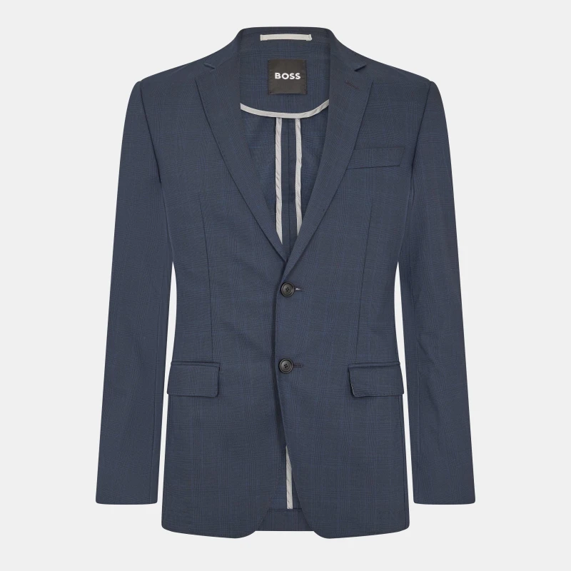 Image of Boss Mens 2 Piece Slim Fit Suit Dark Blue male 36 (46)