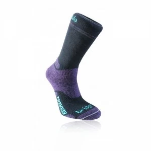 Image of Bridgedale Woolfusion Trekker Womens Medium Socks BlackPurple