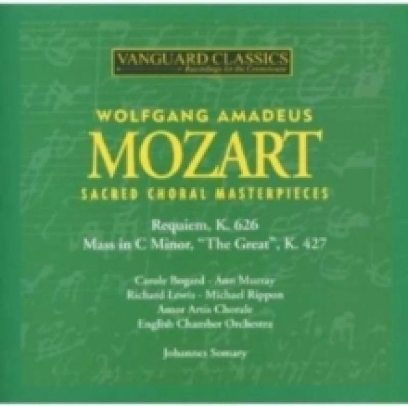 Image of Wolfgang Amadeus Mozart: Sacred Choral Masterpieces CD / Album
