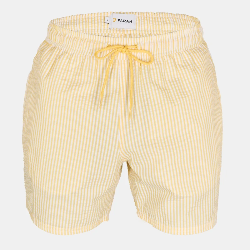 Image of Farah Mens Colbrt Swim Shorts Pyramid Yel male X Small