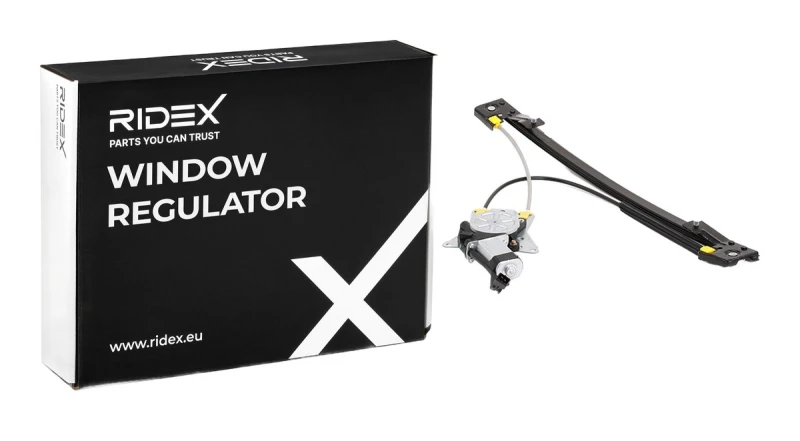 Image of RIDEX 1561W0196 Window regulator Left Front, Operating Mode: Electric, with electric motor Window Winder (1561)