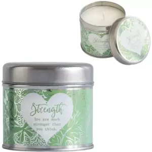 Image of Said with Sentiment 7364 Strength Candle in Tin