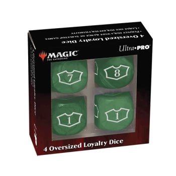 Image of Magic: The Gathering - Deluxe 22MM Forest Loyalty Dice Set with 7-12