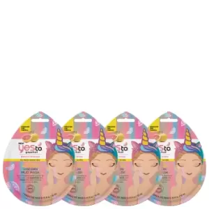 Image of yes to Grapefruit Vitamin C Glow Boosting Mud Single Use Mask (Pack of 4)