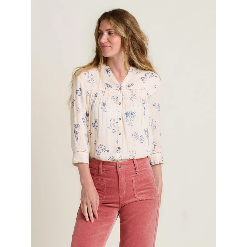 Image of Brakeburn Bella Cream Blouse Off White