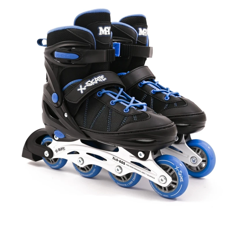 Image of Planet Direct M.Y X-Skate Adjustable Inline Roller Skates with B Blue male Medium