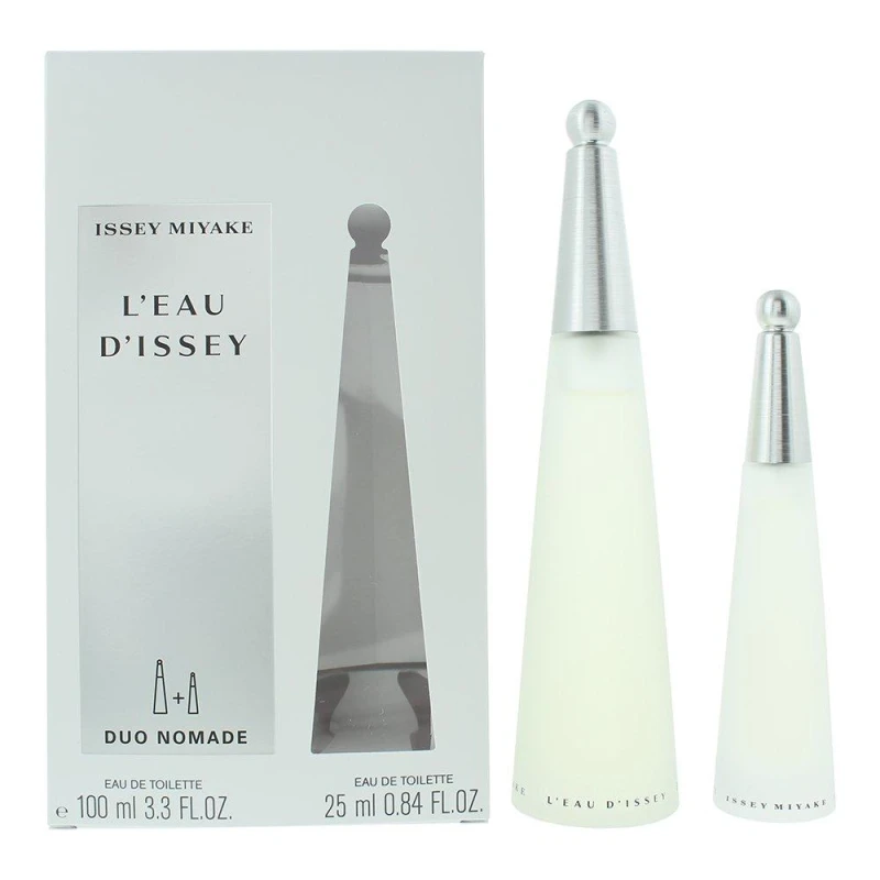 Image of Issey Miyake L'eau D'issey 2 Piece Gift Set: Eau de Toilette 100ml - Eau de Toilette 25ml