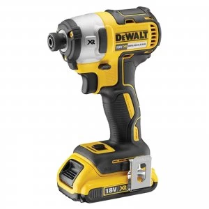 Image of DEWALT DCF887 18v XR Cordless Brushless Impact Driver 1 x 4ah Li-ion Charger Case