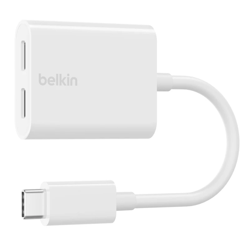 Image of Belkin F7U081BTWH interface hub USB Type-C White F7U081BTWH