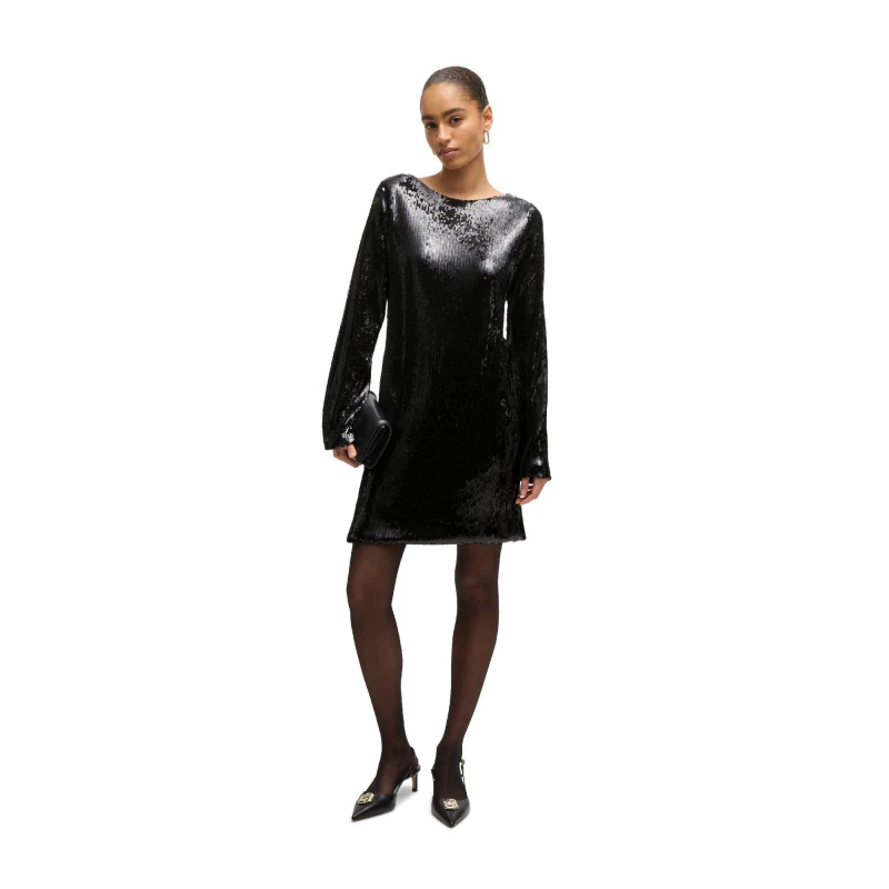 Image of Boss Womens Emaxa Short Sleeve Polo Shirt Black female 8 (S)