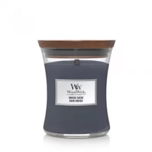 Image of Woodwick Indigo Suede Scented Candle 275g