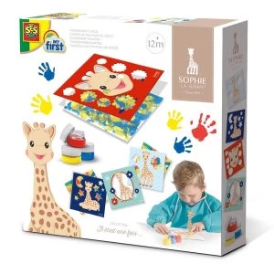 Image of SES Creative Childrens My First Sophie La Giraffe Washable Fingerpaint Cards Set Activity Set