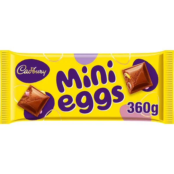 Image of Cadbury Gifts Direct Cadbury Mini Eggs Chocolate Bar 360g 4282852