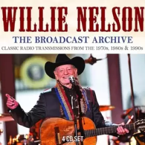 Image of The Broadcast Archives Classic Radio Transmissions from the 1970s 1980s & 1990s by Willie Nelson CD Album