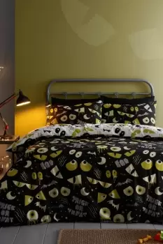 Image of 'Halloween Trick or Treat' Kids Bedroom Duvet Cover Set