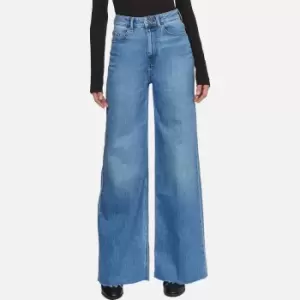 Image of Tommy Hilfiger Womens Wide Leg Zazi Jeans - Zazi - W26