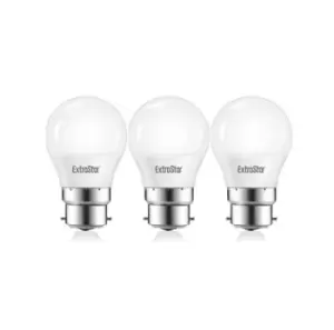 Image of 4W LED Golf Ball Bulb B22 Daylight 6500K (pack of 3)