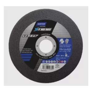 Image of Norton Saint Gobain 115x1.6x22.23mm NOR-XTREME CUTTING DISC A46V TYPE 41