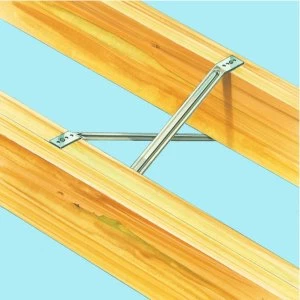 Image of Wickes 400mm Herringbone Joist Strut