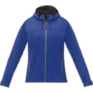 Image of Elevate Womens/Ladies Match Soft Shell Jacket (M) (Blue)