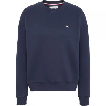 Image of Tommy Jeans Tjw Regular Fleece C Neck - Twilight Navy