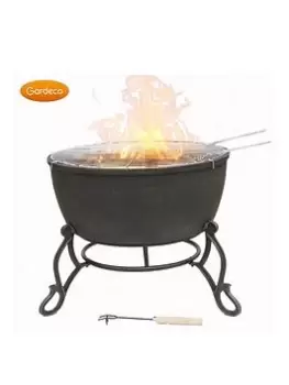 Image of Gardeco Meredir Xl Cast Iron Fire Bowl