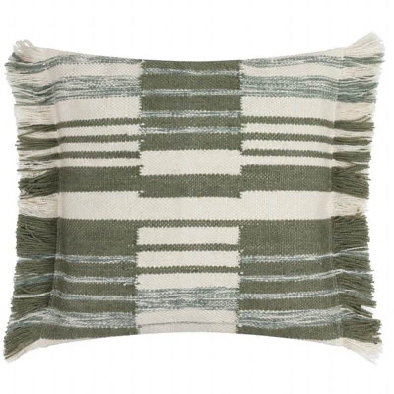 Image of Torode Woven Cushion Sage, Sage / 45 x 45cm / Polyester Filled