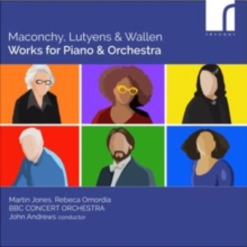Image of Maconchy, Lutyens & Wallen: Works for Piano & Orchestra CD / Album (Jewel Case)